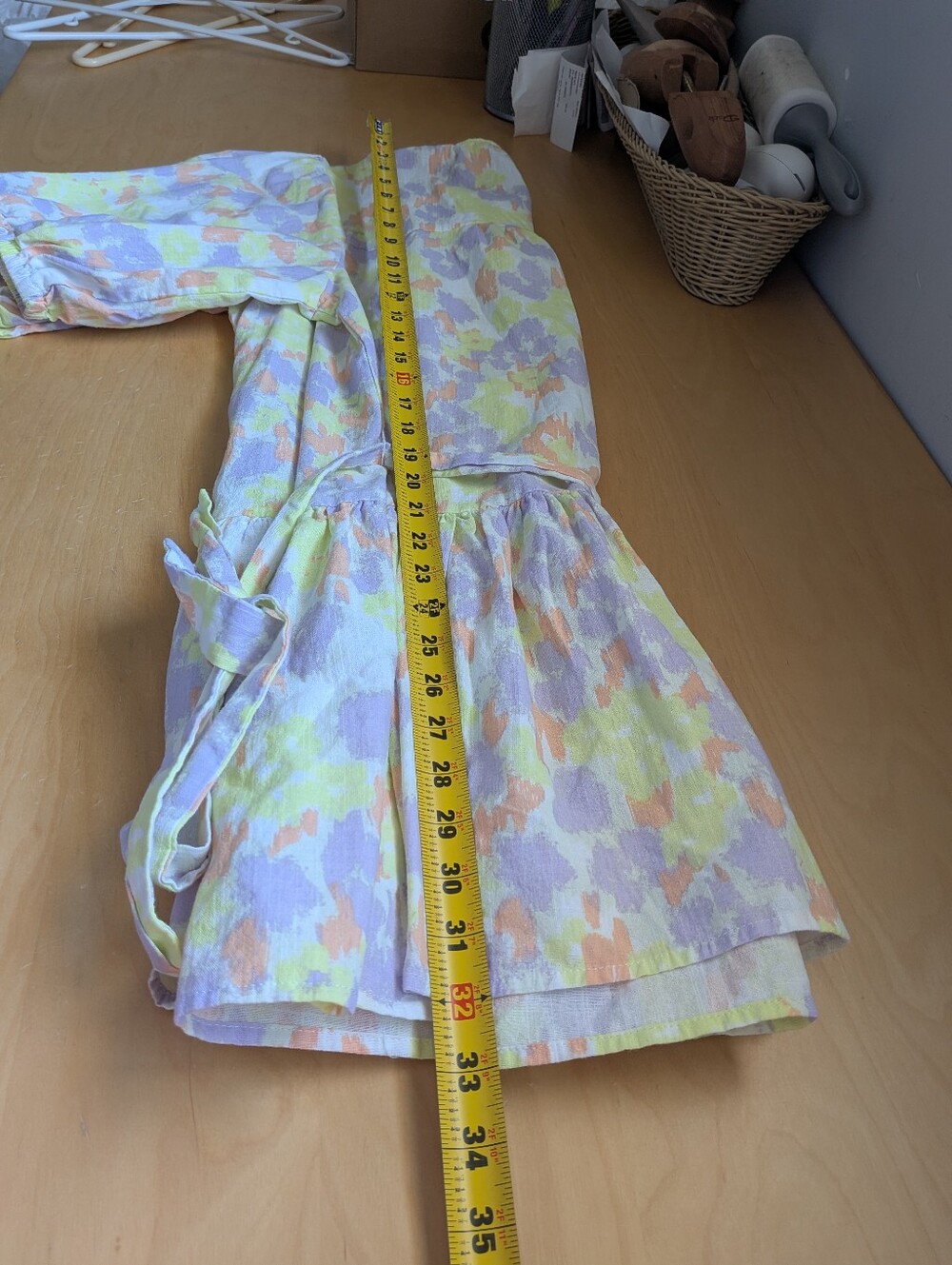 SABO Women Mini Dress 1/2 Sleeves Size XS (Run Bigger) Pastel Colors Loose Fit - Picture 11 of 12